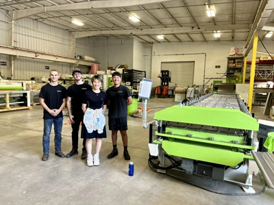 AG Panel Roll Former with American Clients